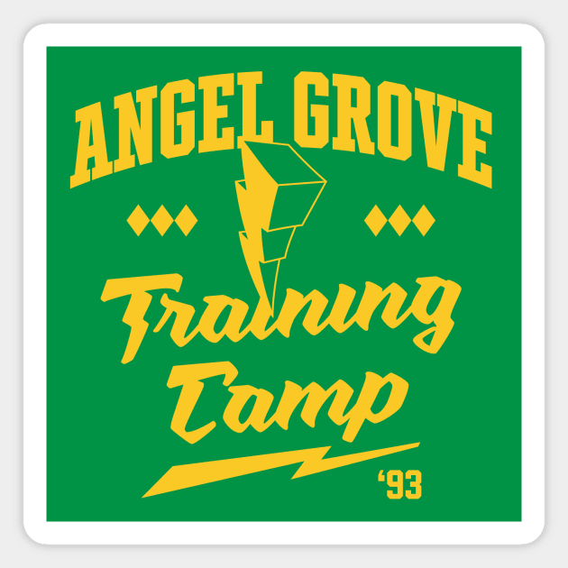 Angel Grove Training Camp Magnet by Sheriken